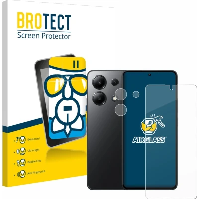Afbeelding van BROTECT Screenprotector voor Xiaomi Redmi Note 13 5G (Voor+Camera) Folie Beschermfolie Beschermglas transparant