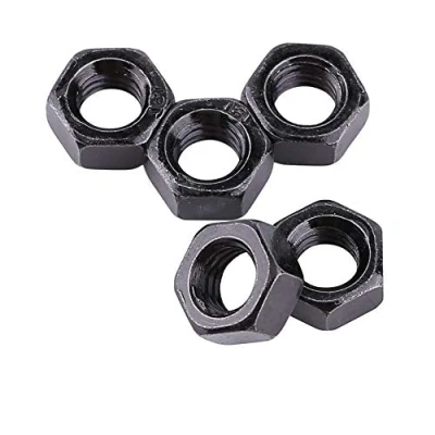 Afbeelding van Fydun 100 stks Hex Moer Din934 M2 M5 Zwart Verzinkt Carbon Staal Metrische Draad Zeshoekige Moeren (M3)