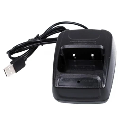 Afbeelding van Mengshen Desktop Charger met USB Plug Kabel Tafellader Compatibel voor Baofeng 888S 777S 666S H777 / R888s Plus Radio Walkietalkie Transceiver Radio&#039;s BF 888S_C4