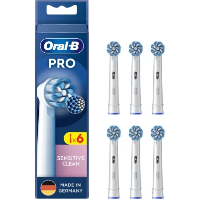 Afbeelding van Oral B Sensitive Clean , 6 stuk(s), Wit, 3 maand(en), Extra zacht, B, Doos