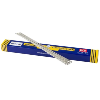 Afbeelding van Alpina Spaken 282 13 raggi ø2.33mm fg 2,6 zink (144 stuks)