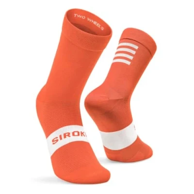 Afbeelding van Siroko Fietssokken S1 Orange Flanders XL XXL Levendig oranje