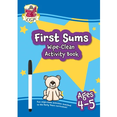 Afbeelding van New First Sums Wipe Clean Activity Book for Ages 4 5 (with pen)