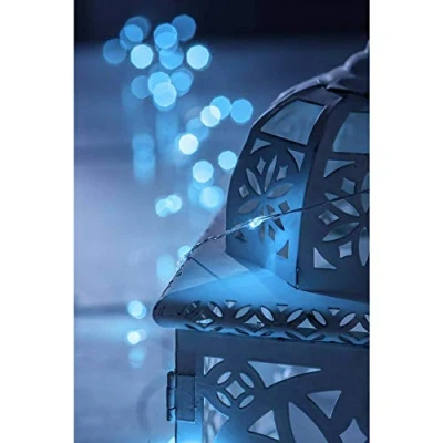 Afbeelding van Konstsmide 6330 590 Micro lichtketting Binnen werkt op het lichtnet Aantal lampen 50 LED RGB Verlichte lengte: 4.9 m