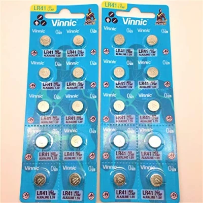 Afbeelding van VINNIC AG3 L736F LR41 alkaline batterijen 1,5 V, 20 stuks