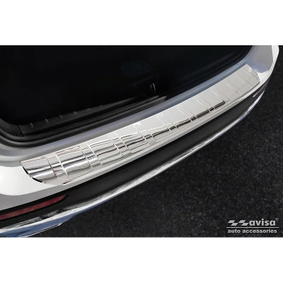 Afbeelding van Avisa Chroom RVS Achterbumperprotector passend voor Mercedes GLB (X247) 2019 &#039;Ribs&#039;