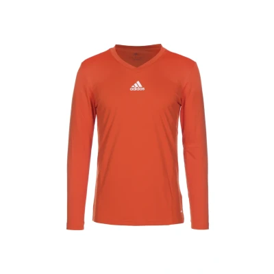 Afbeelding van adidas Performance Team BASE Longsleeve, Heren, Maat: Medium, orange