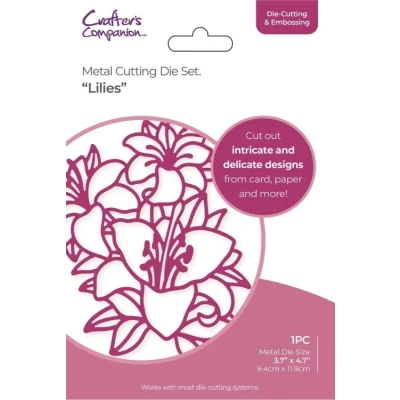Afbeelding van Gemini Elements Large Floral Outline snijmal Lilies