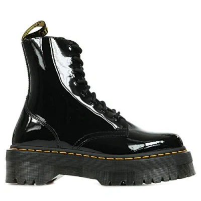 Afbeelding van Dr. Martens 8 Eye Boot, dameslaarzen, Black Patent Lamper, 40 EU