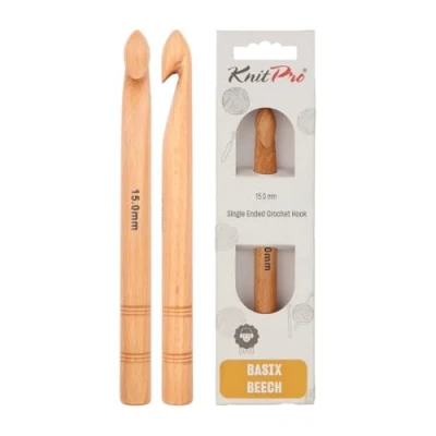 Afbeelding van Knitpro Basix (15,00 mm) Berkhaakhaak 1 Stuk
