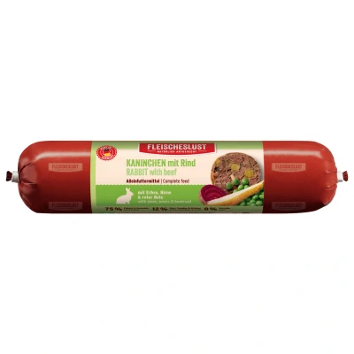 Afbeelding van Fleischeslust Classic 6 x 800 g Konijn met rundvlees erwt, peer &amp; rode biet