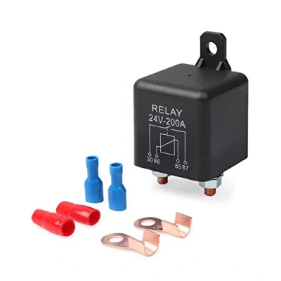 Afbeelding van Ehdis relais ZL180 Accu scheidingsrelais, 24 V, 200 A, piekbelasting, voor auto, vrachtwagen, motor, caravan, boot, starter, heavy duty, split, laadrelais