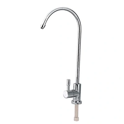 Afbeelding van Nikou Kraan Tap 1/4 &#039;&#039; RVS Aanrecht Chrome Reverse Osmose RO Drinkwater Filter
