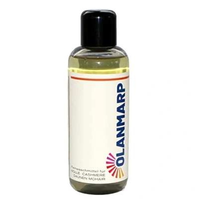 Afbeelding van Olanmarp Fijnwasmiddel wolwasmiddel concentraat wasmiddel vloeibaar voor wol, angora, alpaca, dons, mohair (240 ml, zonder wasnet)