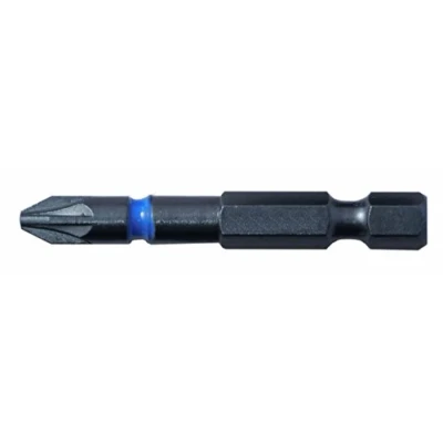 Afbeelding van C.K T4560 PZ3LD blauw stalen slagschroevendraaier bit 50mm PZ3 kaart van 3, 50 mm