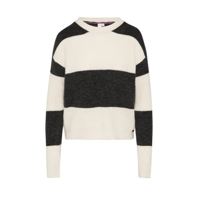 Afbeelding van QS Trui, Dames, Maat: Large, Dunkelgrau