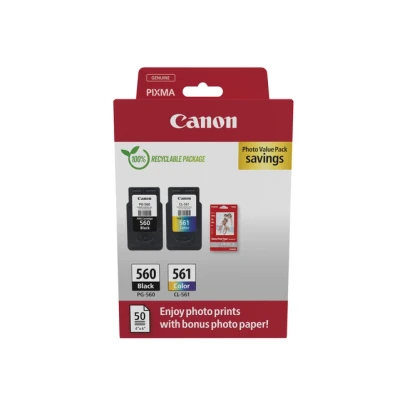 Afbeelding van Canon duopack pg560 black + cl561 color PG560CL651