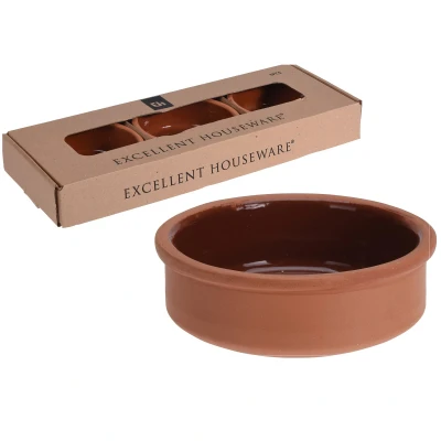Afbeelding van Ovenschaal Terracotta Ø12cm Set/3