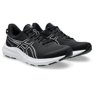 Afbeelding van Asics JOLT 5 Hardloopschoenen voor op de weg, Heren, Maat: 40.5, Black/white Textiel/ synthetisch