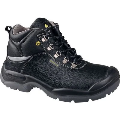 Afbeelding van Deltaplus SAUL2ES3NO48 hoge schoenen van nerfleer, gepigmenteerd S3 Src Esd, zwart, maat 48