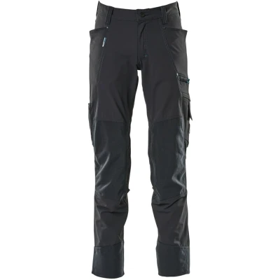 Afbeelding van Mascot Advanced Stretch Werkbroek met Kniezakken C51 82cm 010 Donkermarine
