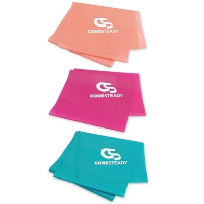Afbeelding van Coresteady weerstandstherapiebanden Kwaliteit fitnessbanden Voor pilates, yoga, krachttraining Fysiotherapie &amp; revalidatie mannen en vrouwen Trainingsgids inbegrepen (#6 3 SET, 1.3 Metre)