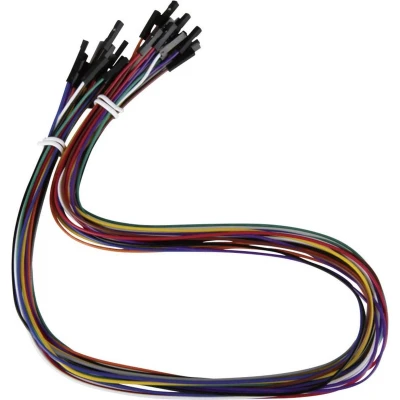 Afbeelding van Joy it RB CB3 050 Jumperkabel Raspberry Pi, Banana Arduino [20x Draadbrug bus 20x bus] 0.50 m Bont Incl