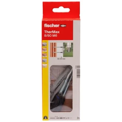 Afbeelding van Fischer TherMax 8/80 M6 Afstand montagesysteem 140 mm 18 045680 2 stuk(s)