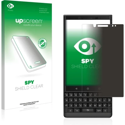 Afbeelding van upscreen Privacy Schermbeschermer voor BlackBerry Key2 Screen Protector Anti Spy, Antikras, Vingerafdruk