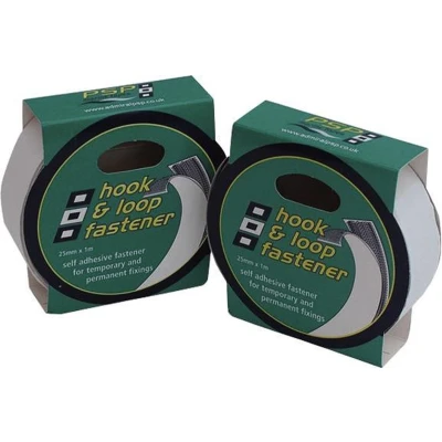 Afbeelding van Zelfklevend PSP Klittenband Zwart