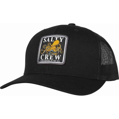 Afbeelding van Salty Crew Ink Slinger Retro Pet Zwart Man