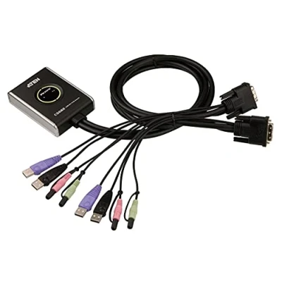 Afbeelding van ATEN KVM Switch 2 port DVI USB CS682