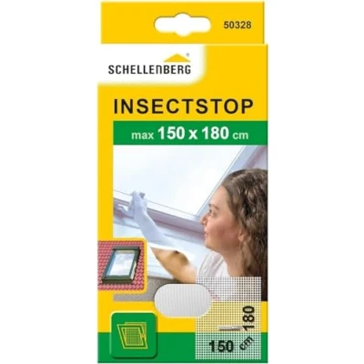 Afbeelding van Schellenberg 50328 horrengaas voor dakramen met ritssluiting, 150 x 180 cm, wit
