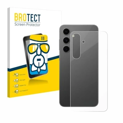 Afbeelding van BROTECT Screenprotector voor Samsung Galaxy S24 FE (Achterkant) Folie Beschermfolie Beschermglas transparant