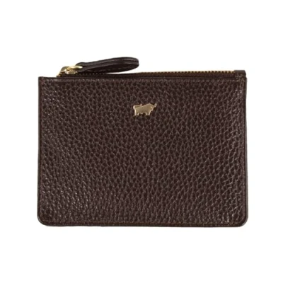 Afbeelding van Braun Büffel Leren Portemonnee Sleutelgeval Asti Mini Wallet 4CS Coffee Bruine