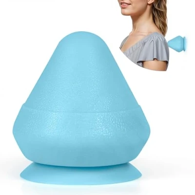 Afbeelding van Belle Vous Blue Trigger Point Self Massager Tool Manual Handheld Deep Tissue for Shoulder, Neck, Back &amp; Full Body Muscle Pain/Stress Relief