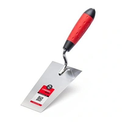 Afbeelding van COMENSAL® troffel 160 mm gipsspatel stukaateur roestvrij staal gipslepel antislip softgrip Made in EU