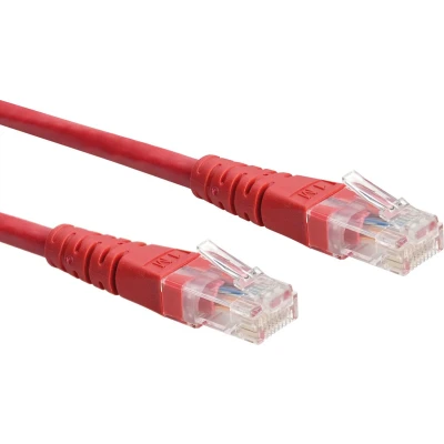 Afbeelding van Netwerkkabel Cat6 U/UTP 0.3 meter (100% koper, Rood)