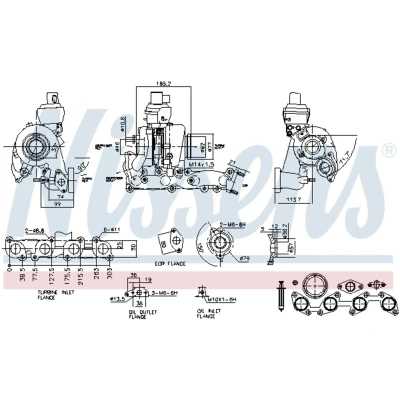 Afbeelding van Nissens Turbolader 93168