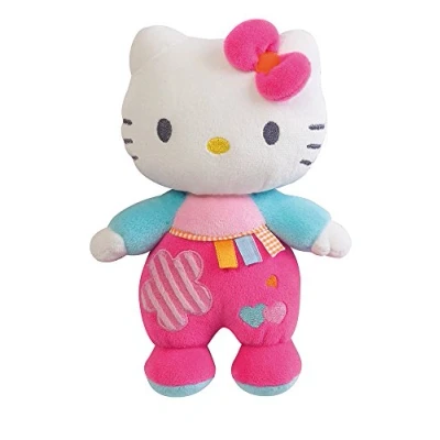 Afbeelding van Jemini Hello Kitty Knuffel Rammelaar Meisjes Roze 21cm
