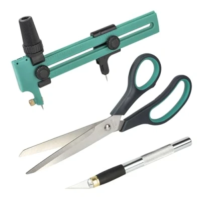 Afbeelding van wolfcraft universele snijset, 3 delig I 8641000 gereedschappen voor alle soorten snijwerk ideaal huishoudelijke en knutselprojecten