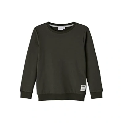 Afbeelding van NAME IT KIDS sweater NKMHONK donkergroen