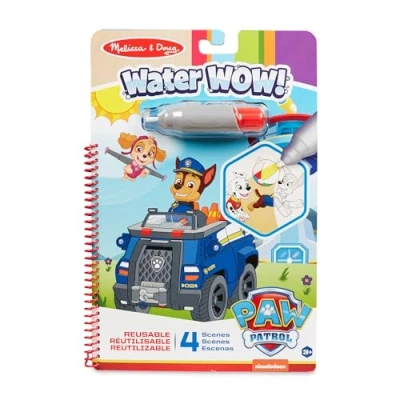 Afbeelding van Melissa &amp; Doug PAW Patrol Water Wow! ‘Onthul met water’ activiteitenblok Chase voor onderweg