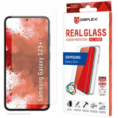 Afbeelding van Screenprotector Samsung Galaxy S23 Plus: Displex Real Glass 2D