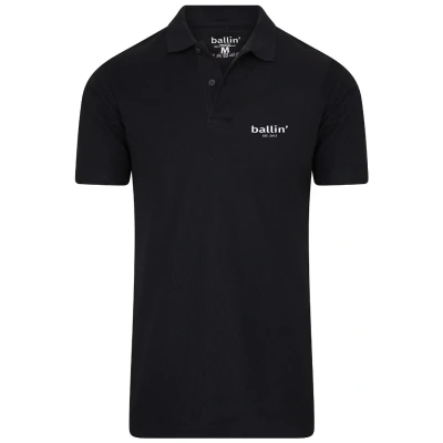Afbeelding van Ballin Est. 2013 Polo SS Basic Zwart Maat M