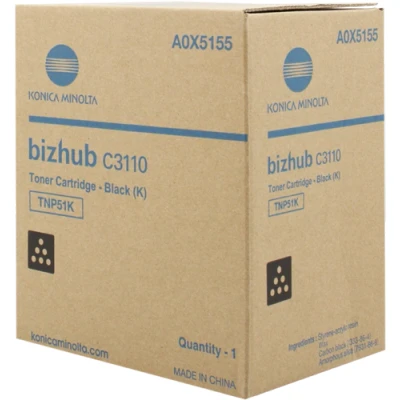 Afbeelding van Konica Minolta A0X5155 (TNP 51K) Toner Zwart