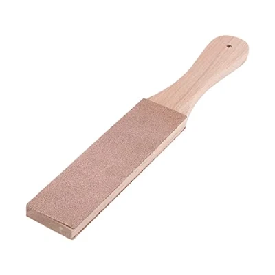Afbeelding van Lederen Craft, Poolse Slijpen Strop Kit, voor Keukenmessen Dagger Jacht Vissen Messen Scheermessen, DIY Houten Paddle