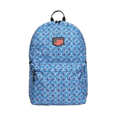Afbeelding van Superdry Vrouwen Klassieke Montana Rugzak met Patch Blauw Grootte: 1SIZE