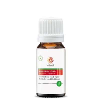 Afbeelding van Gratis Verzending: 2x Vitals Microbiol Kind 0 4 Jaar Druppels 8 ml