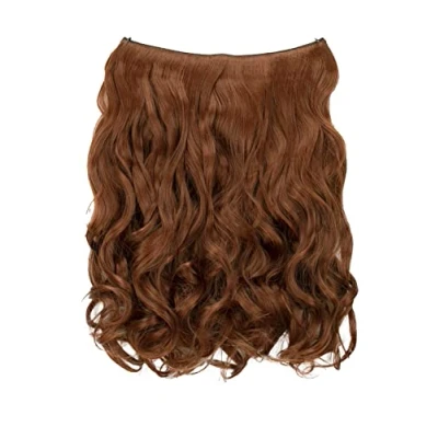 Afbeelding van CAISHA 1 Inslag Extension Met Elastische Band Haarextensies Haarstukje Golvend Koperbruin E115